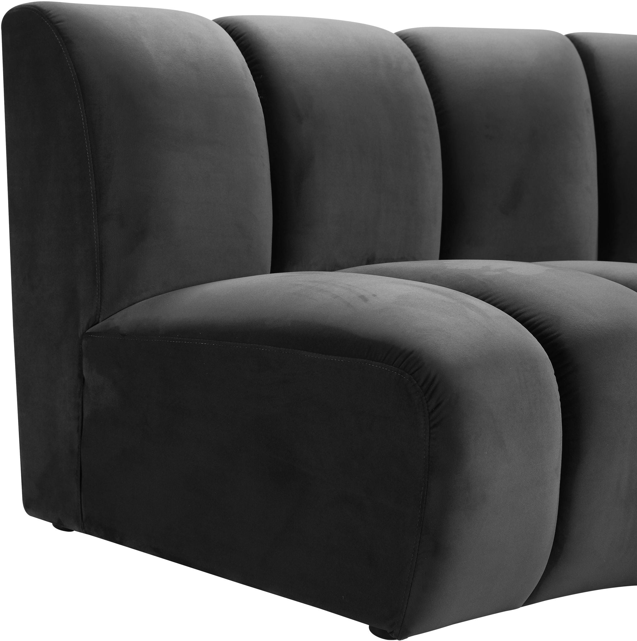 Infinity - 6 Piece Velvet Modular Sectional