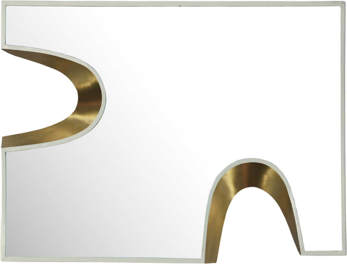 Soleil - Mirror With Gold Accent