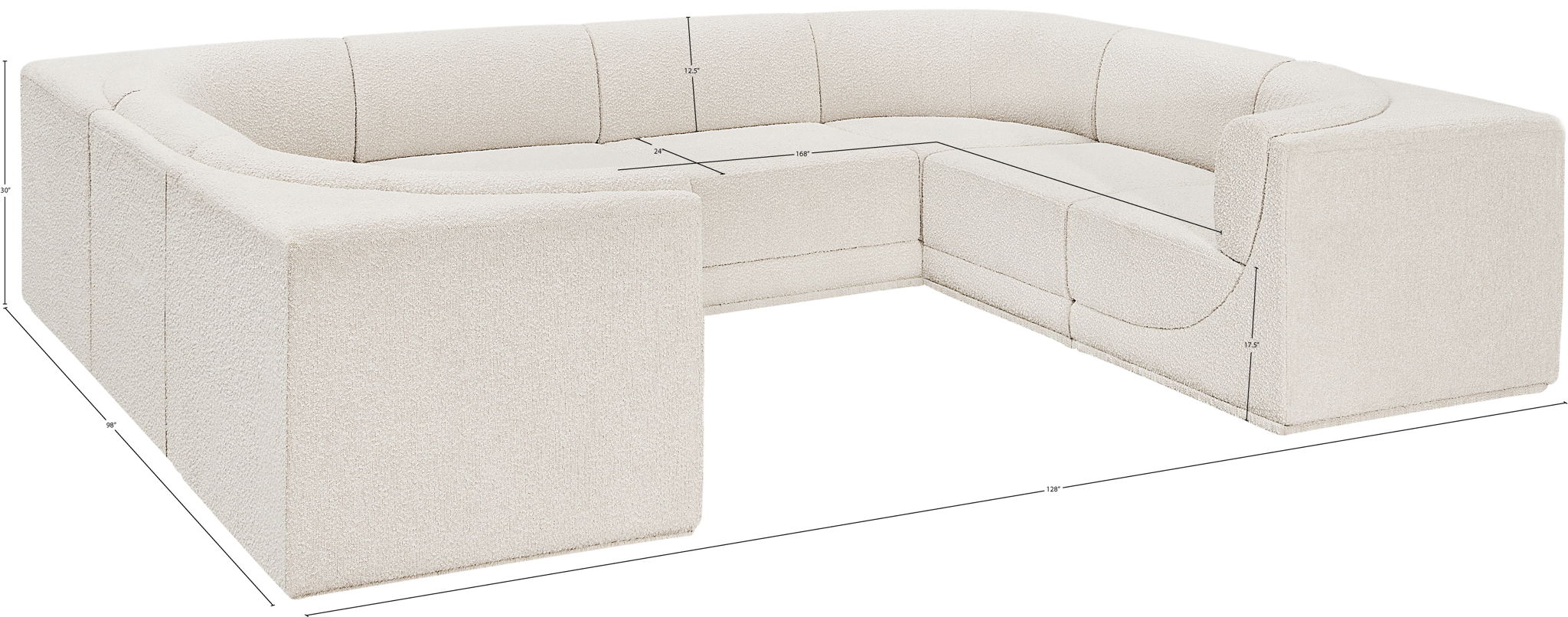 Ollie - 8 Piece Modular Sectional