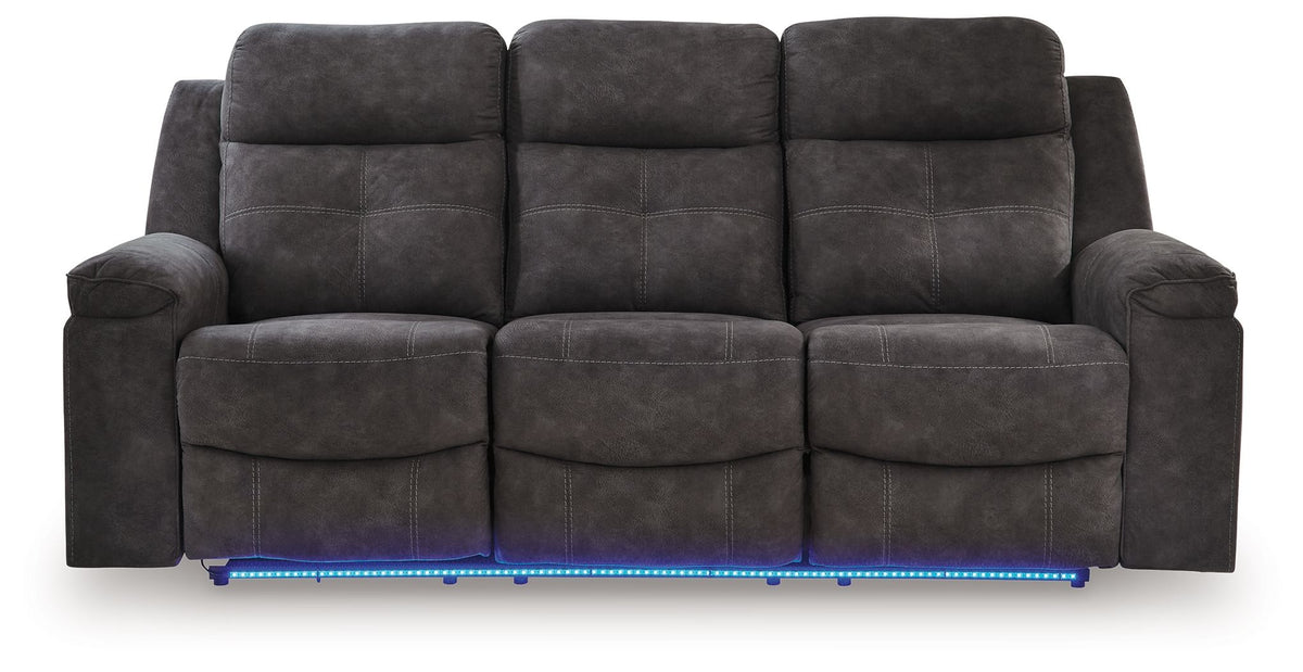Brysonview - Reclining Sofa - Charcoal