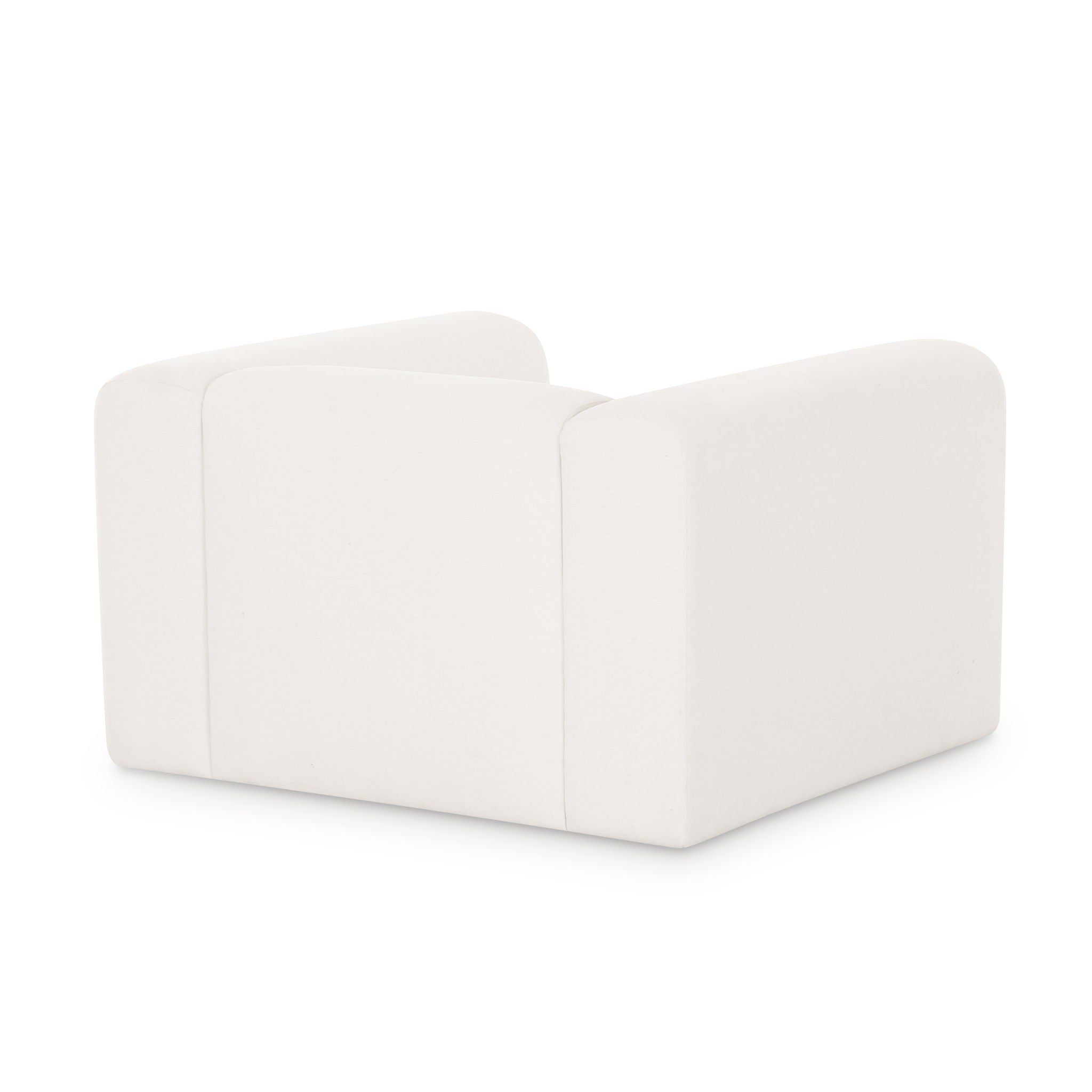 Tarra - Chenille Armchair - Cream