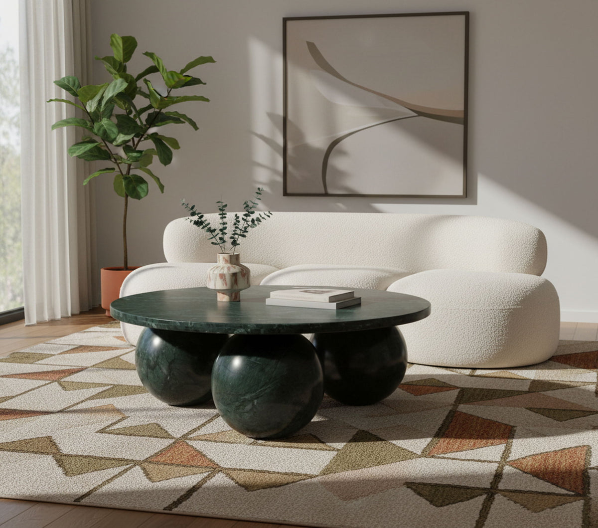 Spherical - Marble/Stone Coffee Table