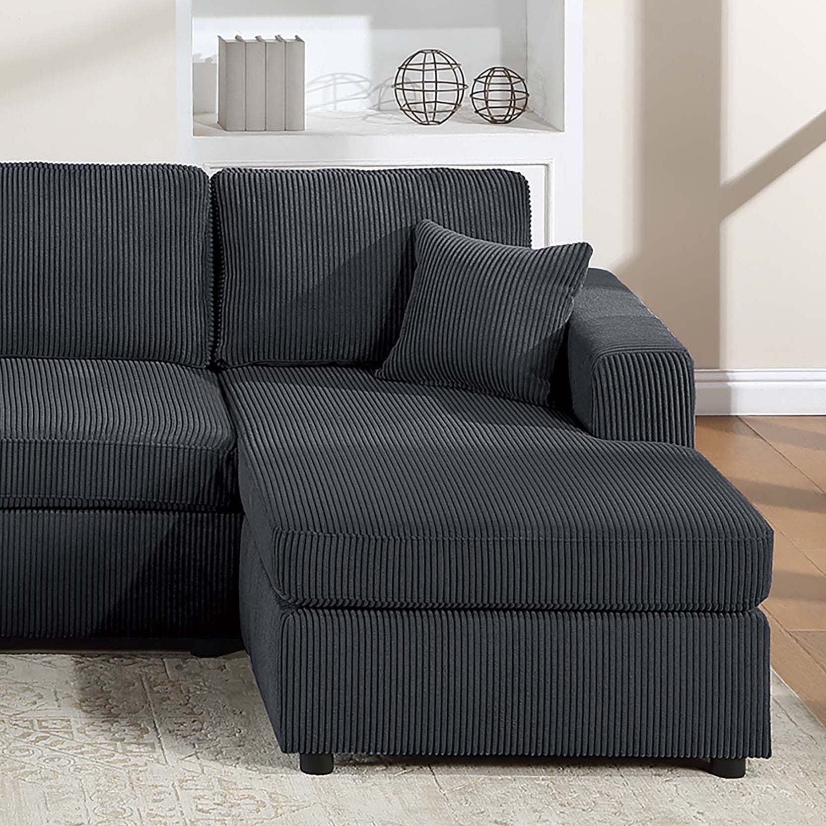 Modern Design Sectional Set With Right And Left Arm Chaise