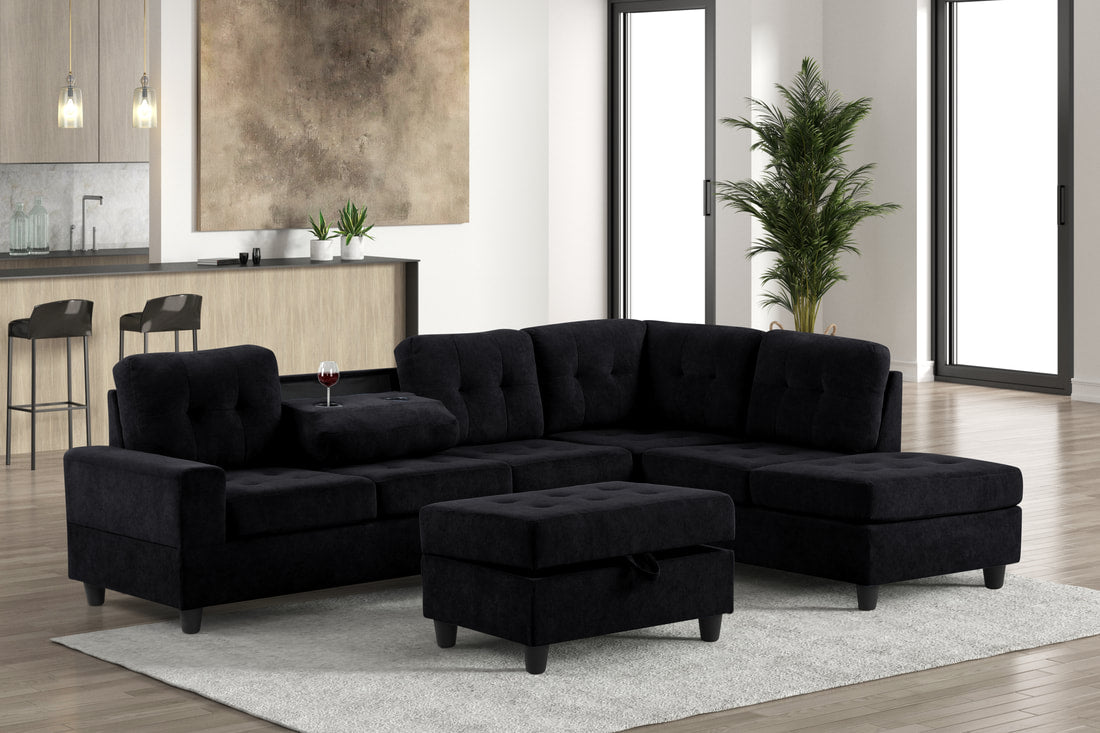 Rocket 2-Piece Sectional – Includes Free TV or Area Rug