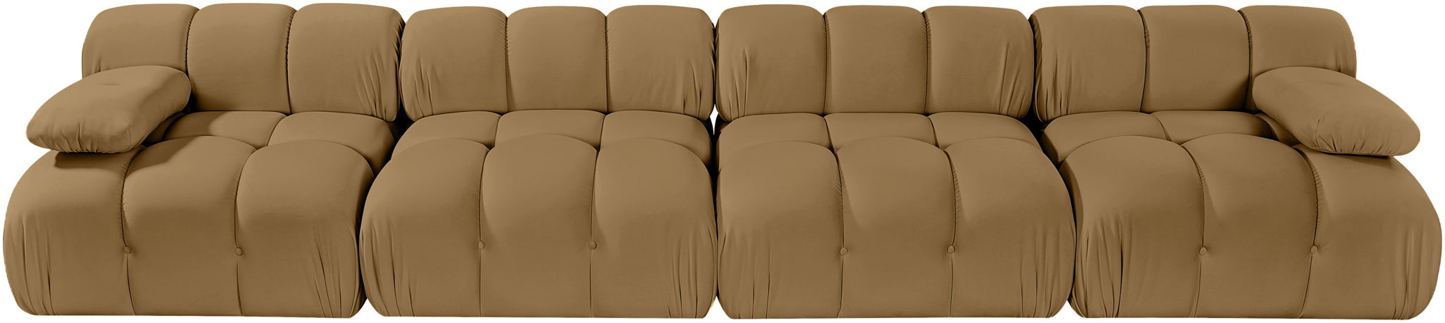 Orin - Velvet 4 Piece Modular Sofa