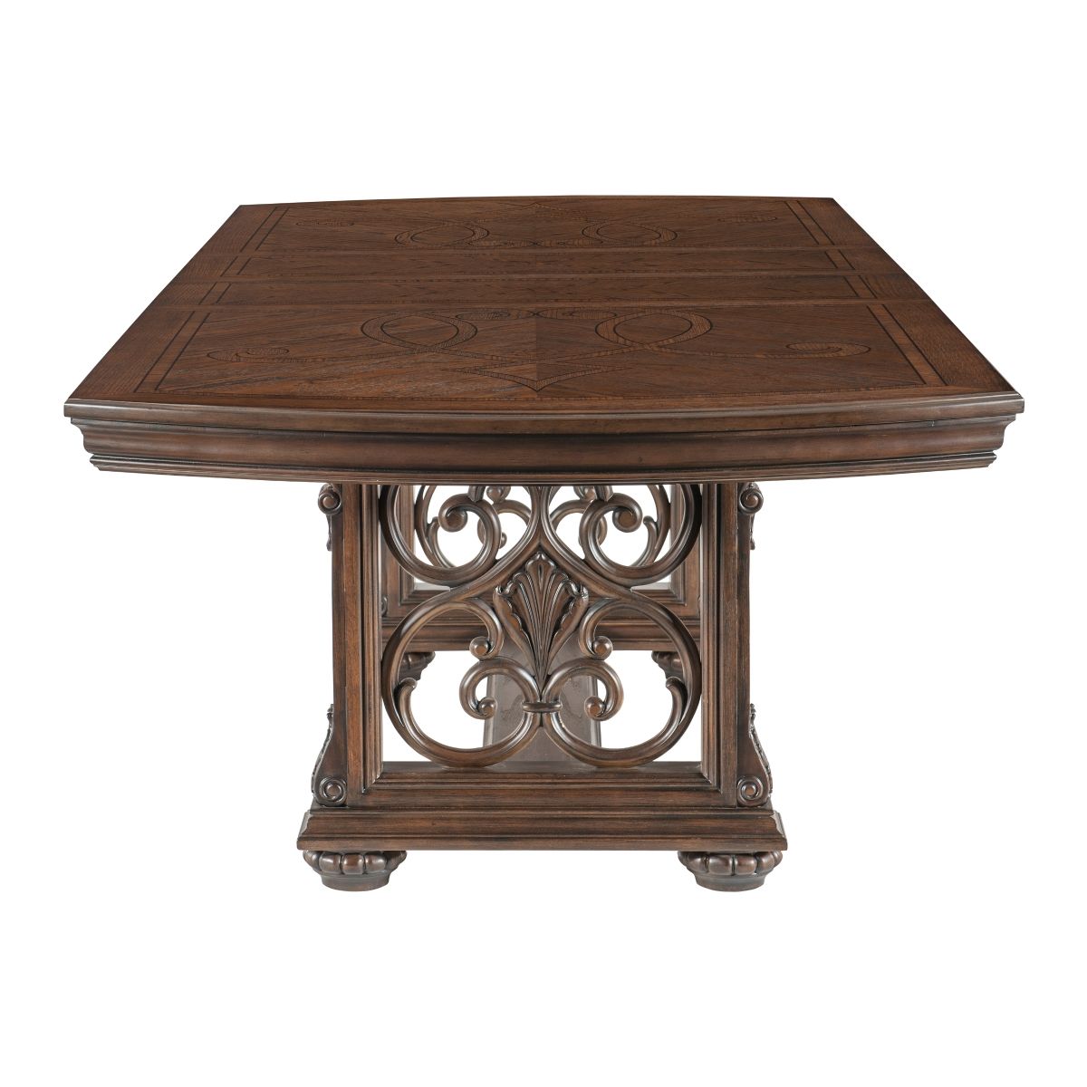 Bergen - 5 Piece Dining Room Set (Table & 4 Side Chairs) - Oak