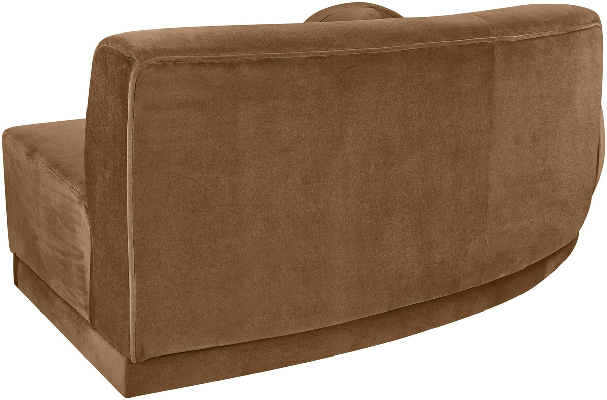 Avra - 86" Velvet Performance Fabric Upholstered Sofa