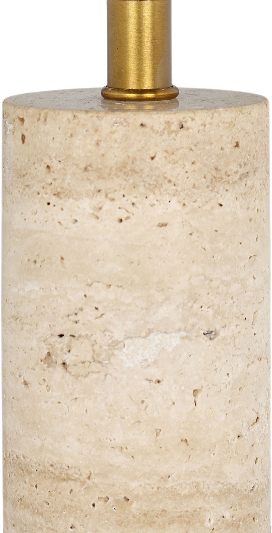 Opaline - Linen Textured Fabric And Brass Table Lamp