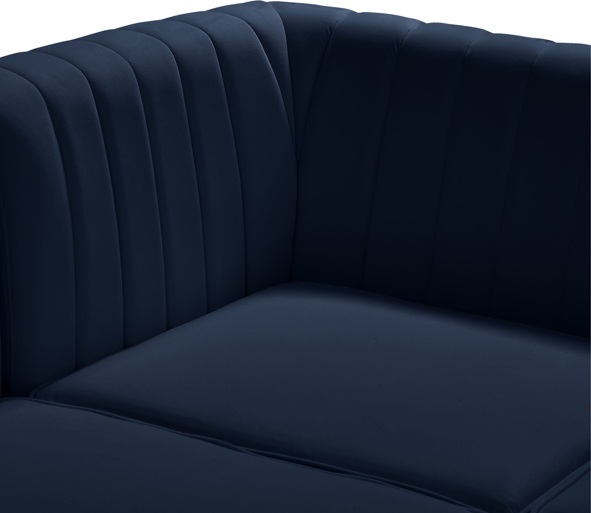 Alina - 8 Piece Velvet Modular Sectional