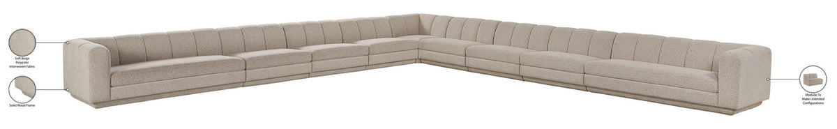 Modari - Sectional - Beige