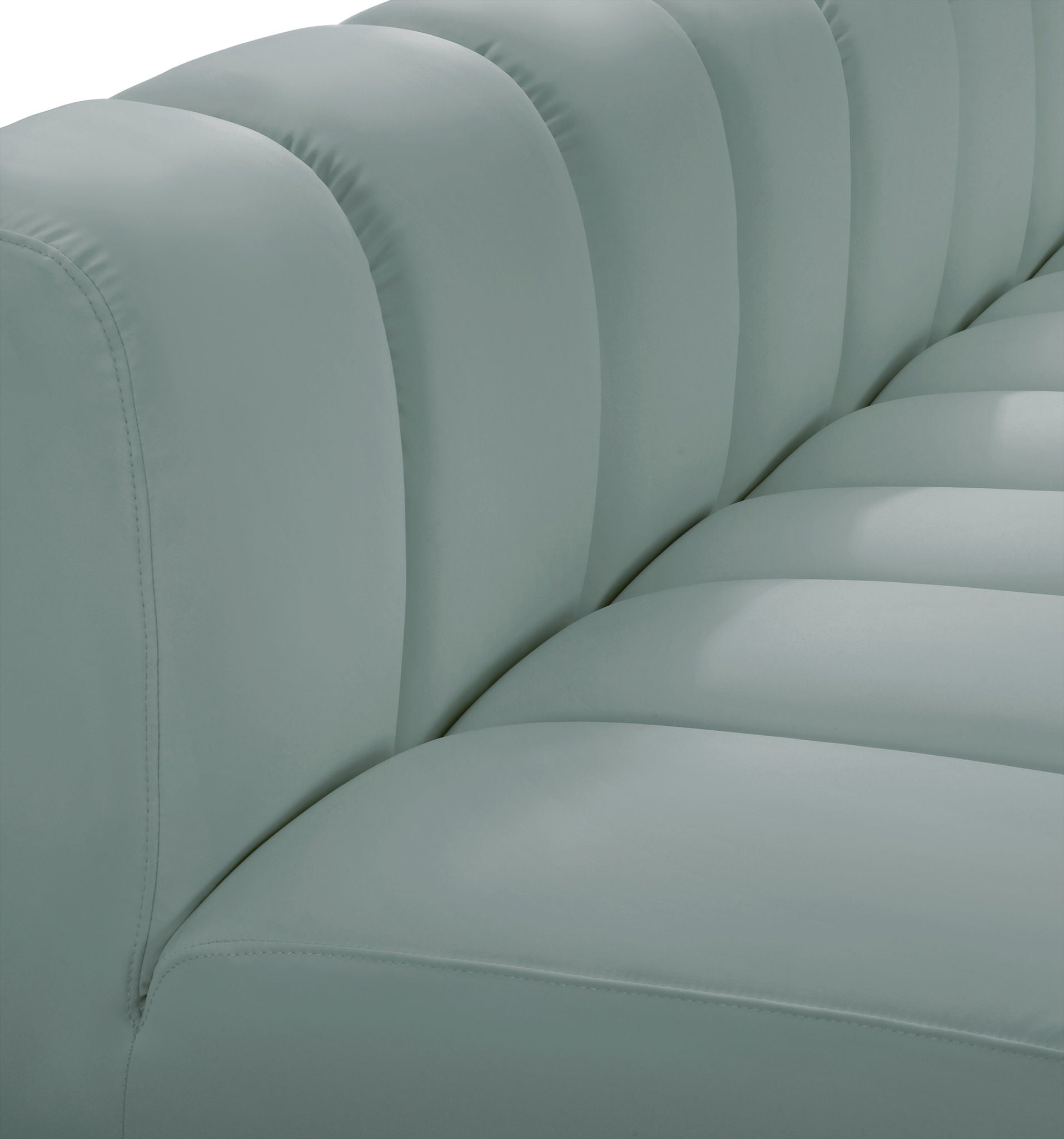 Arc - Faux Leather 3 Piece Modular Sofa