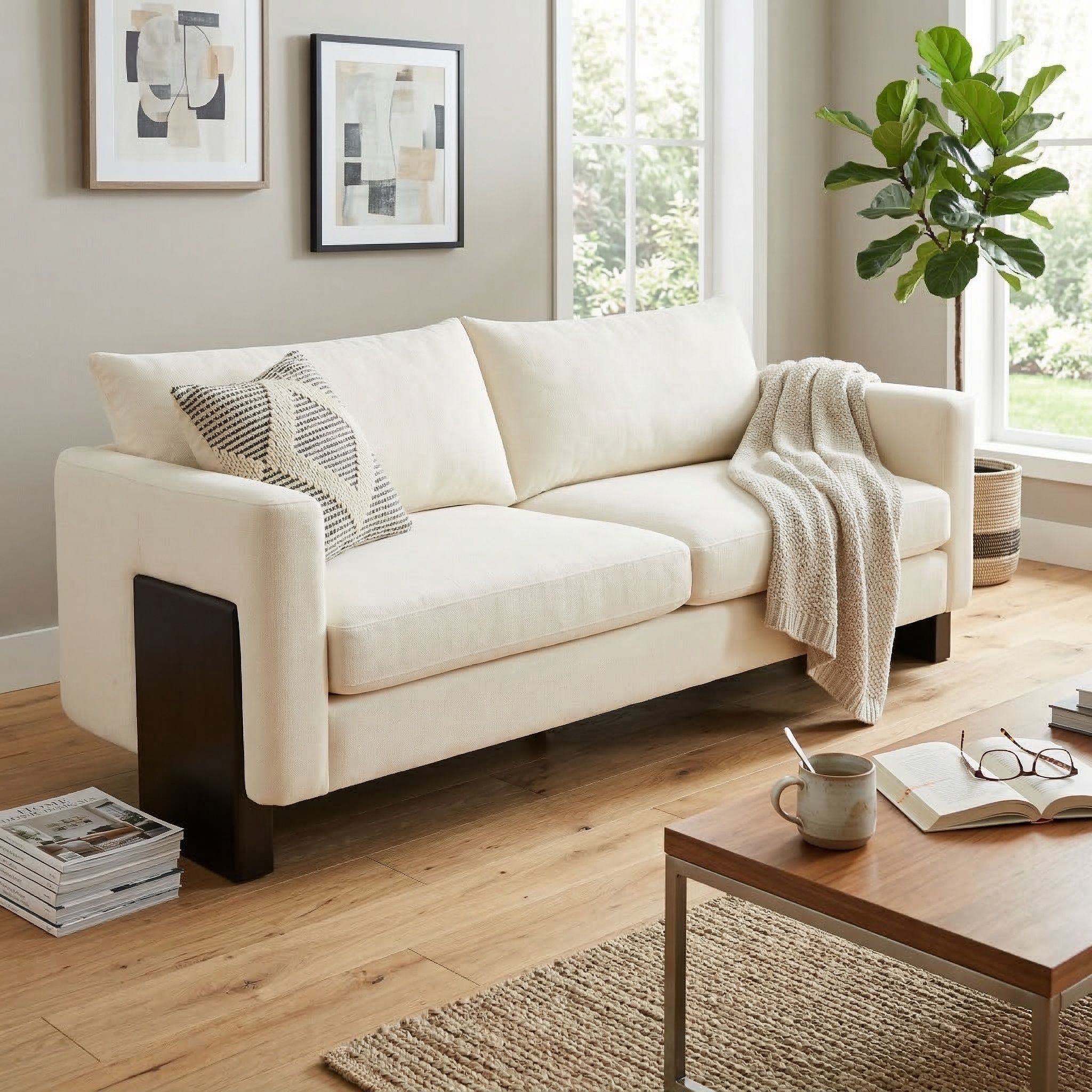 Elegant Modern 3 Seater Sofa
