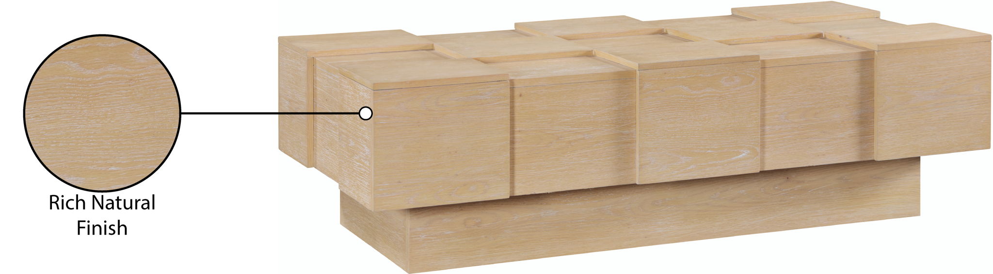 Anzio - Oak Veneer Coffee Table