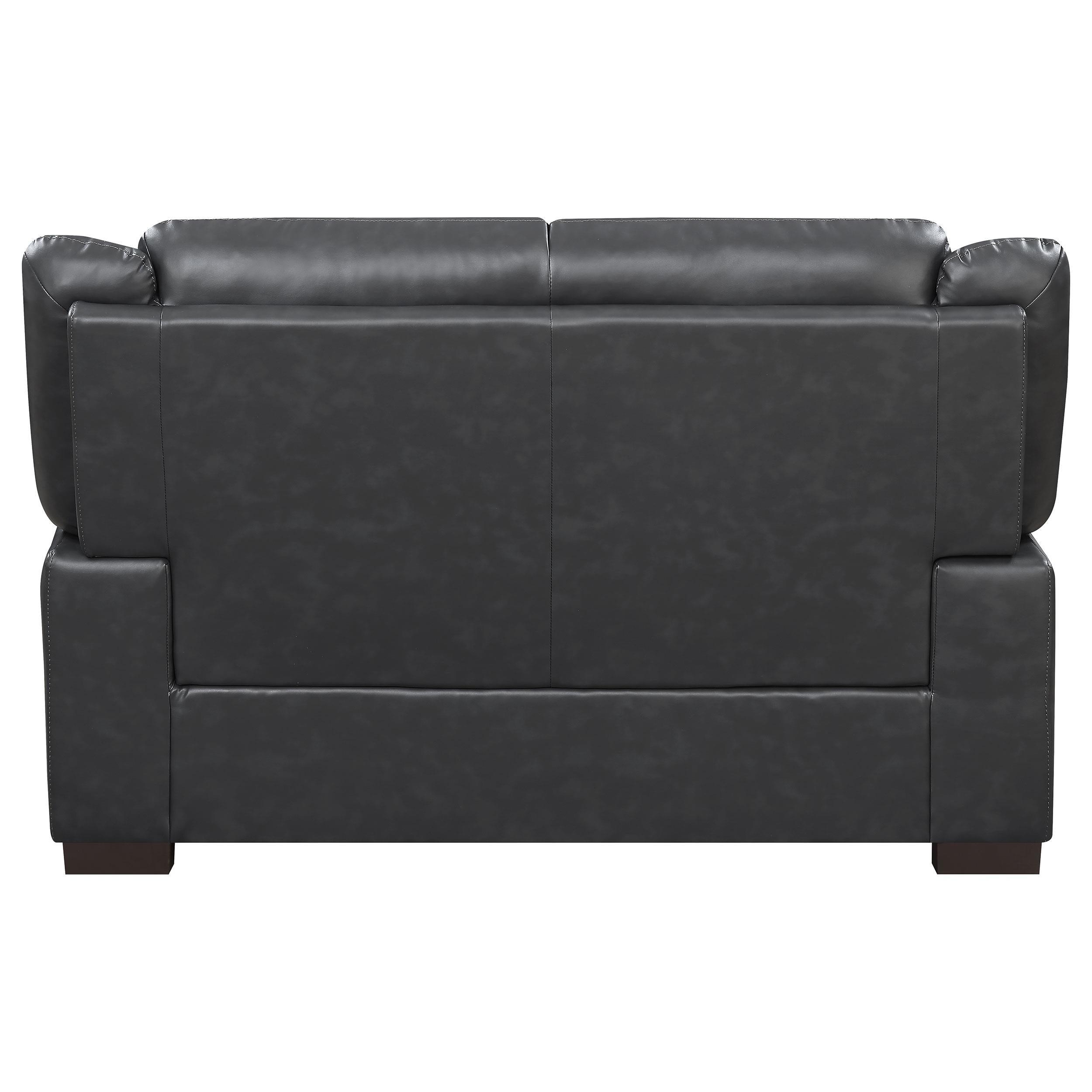 Diamond Modern Furniture COA Arabella Stationary Leatherette Loveseat 506592 IMAGE 4