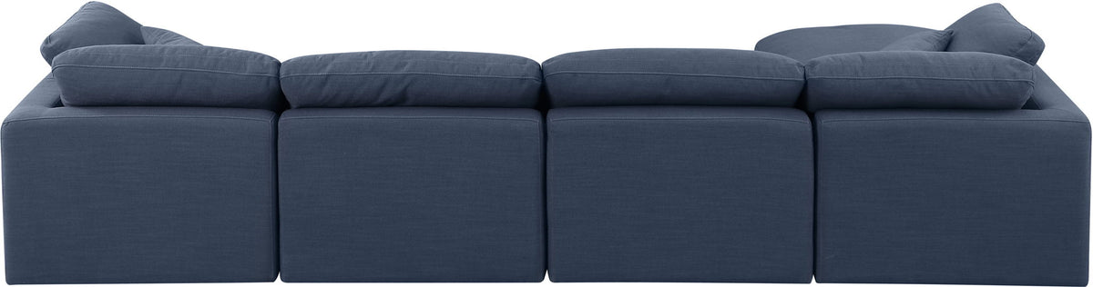 Indulge - Linen 5 Piece Modular Sectional With Chaise