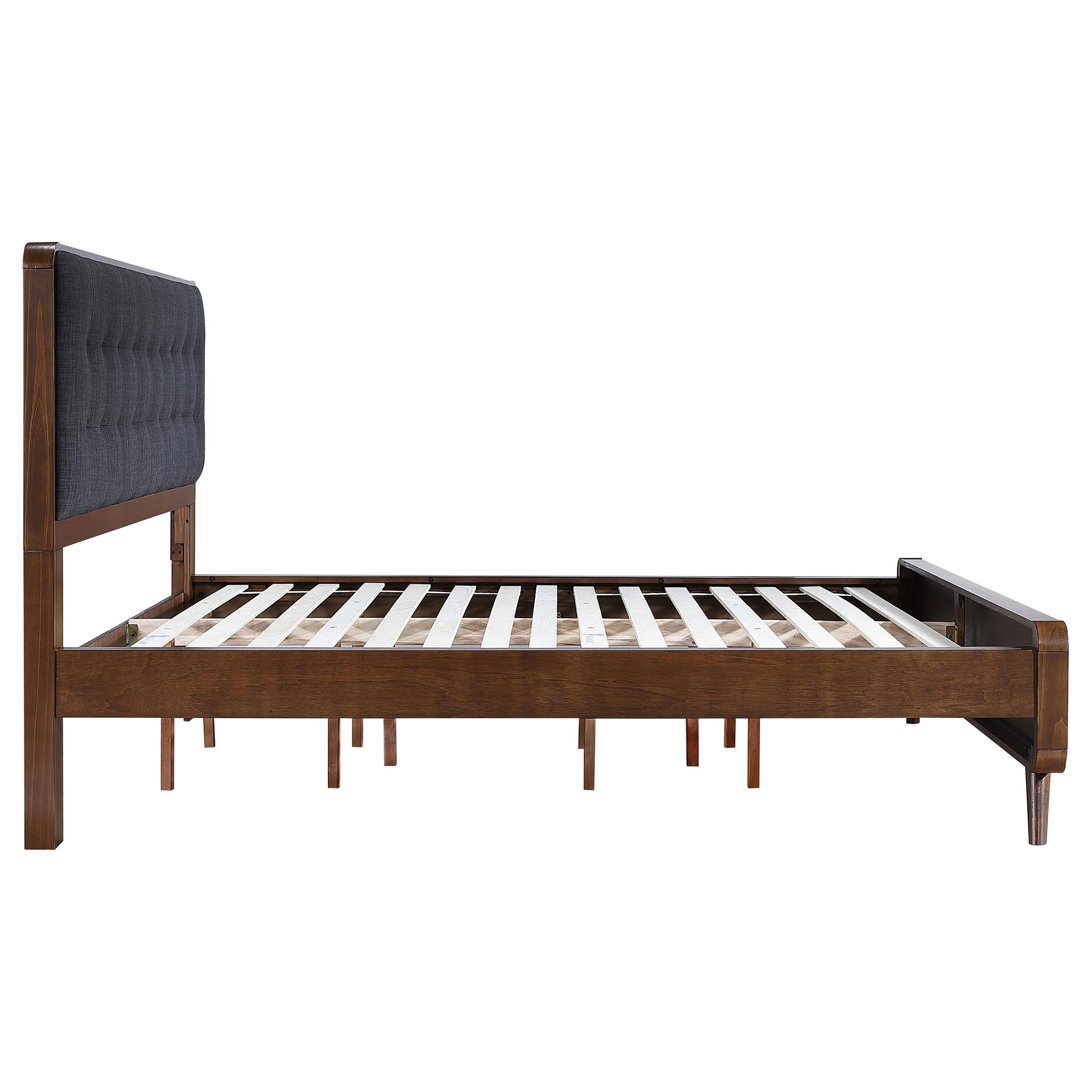 Diamond Modern Furniture COA Robyn California King Upholstered Panel Bed 205131KW IMAGE 5