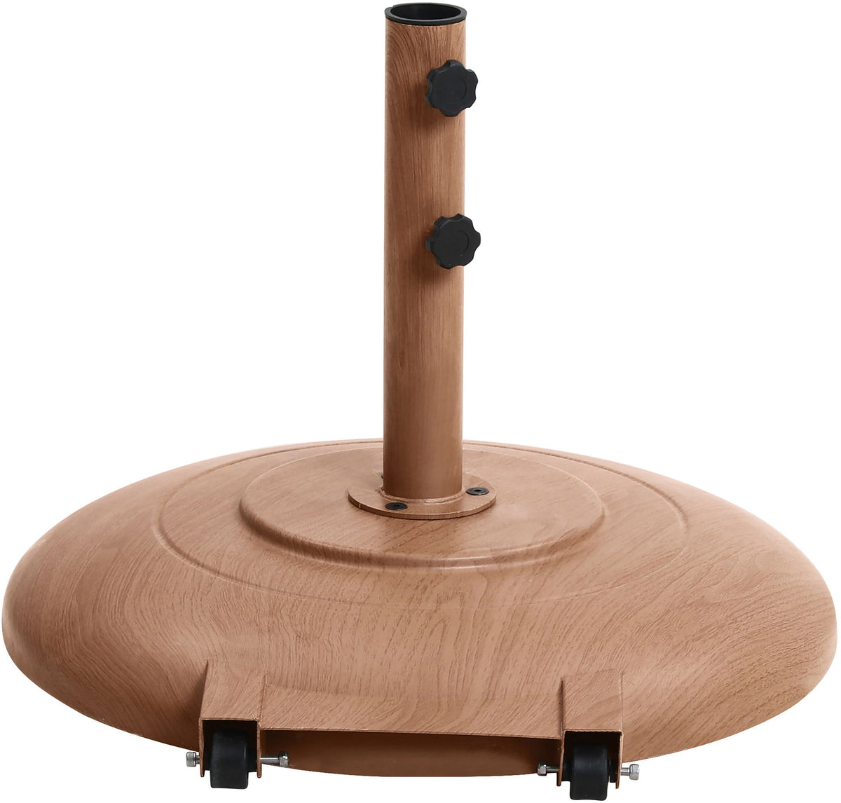 Amalfi - Patio Umbrella - Light Brown Base / Black Pole