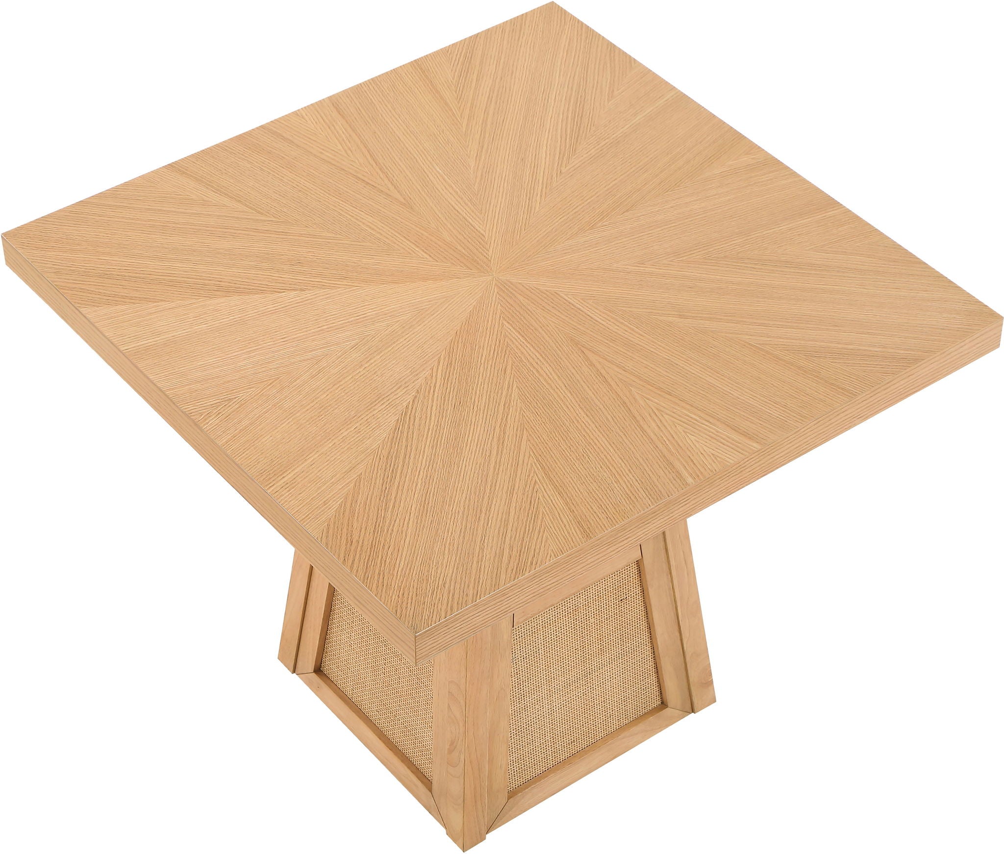 Fenwick - Cane Oak Veneer And Solid Wood Dining Table