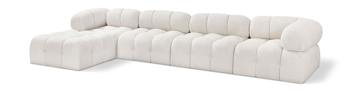 Ames - 5 Piece Fabric Modular Sectional