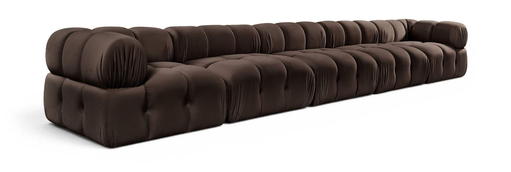 Orin - Fabric Velvet 5 Piece Modular Sofa