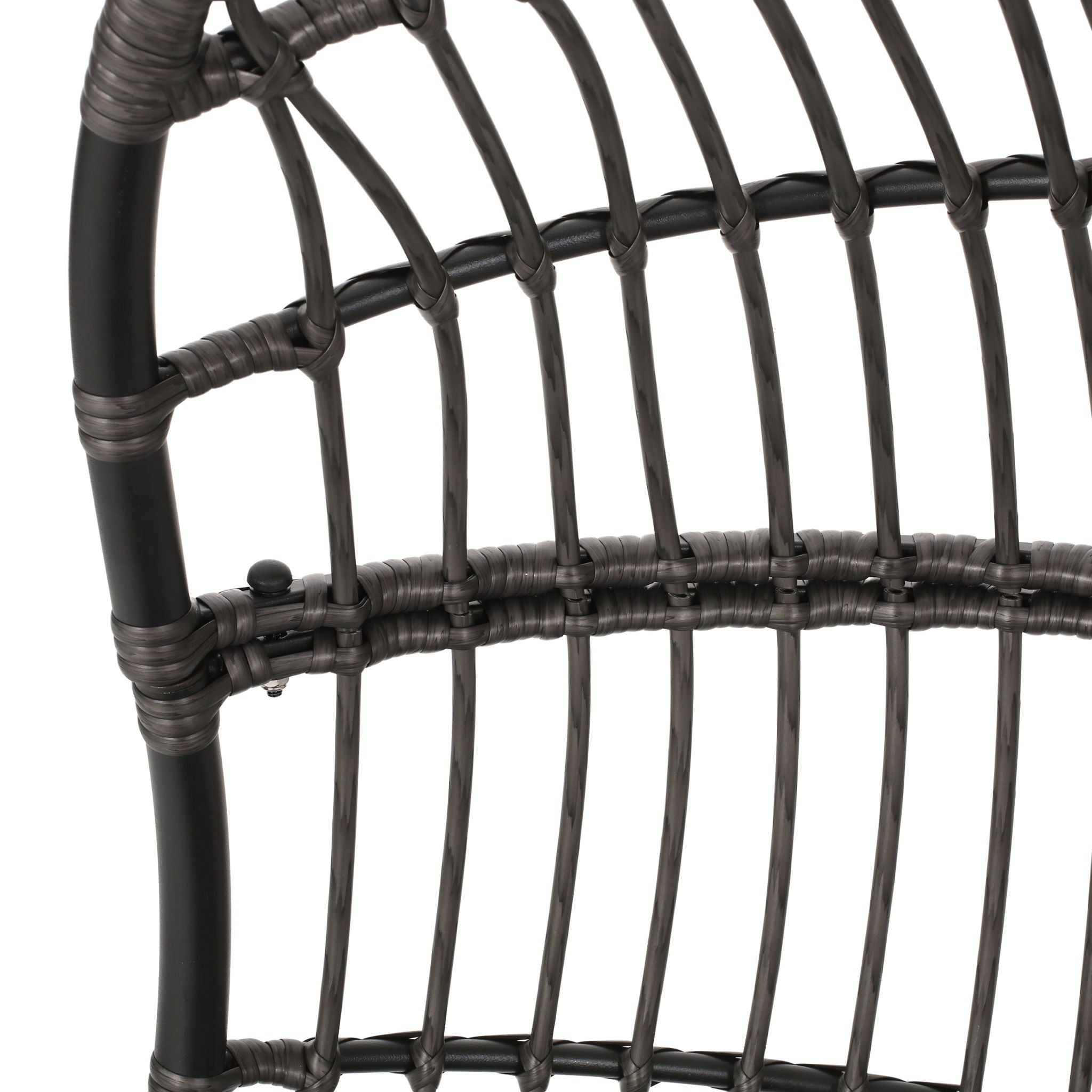 Richards - Outdoor / Indoor Wicker Hanging Chair - Gray