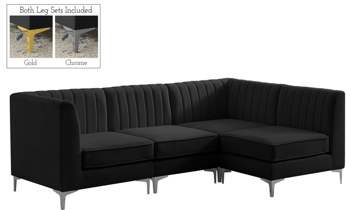 Alina - 4 Piece Modular L-Shaped Sectional