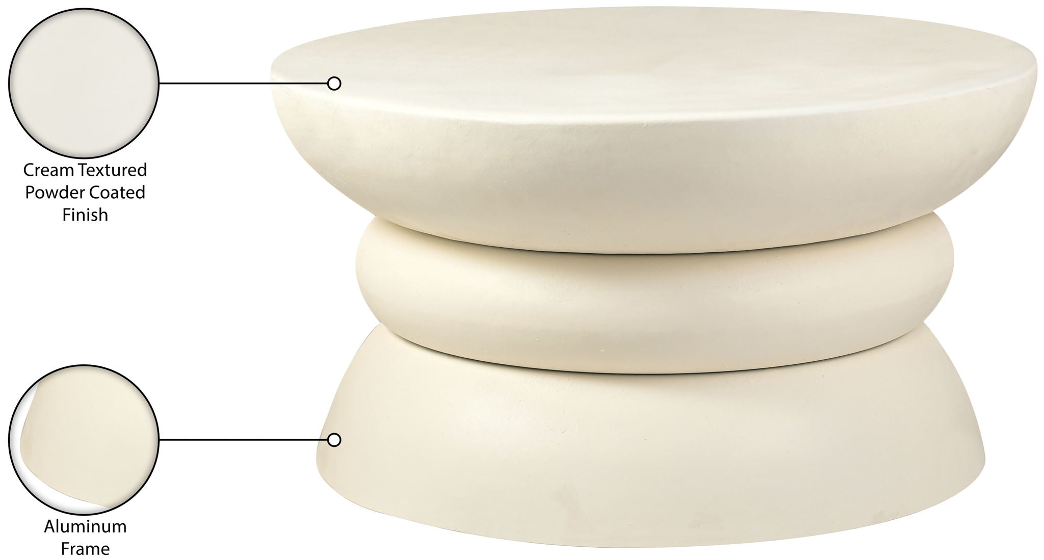 Collins - Aluminum Table
