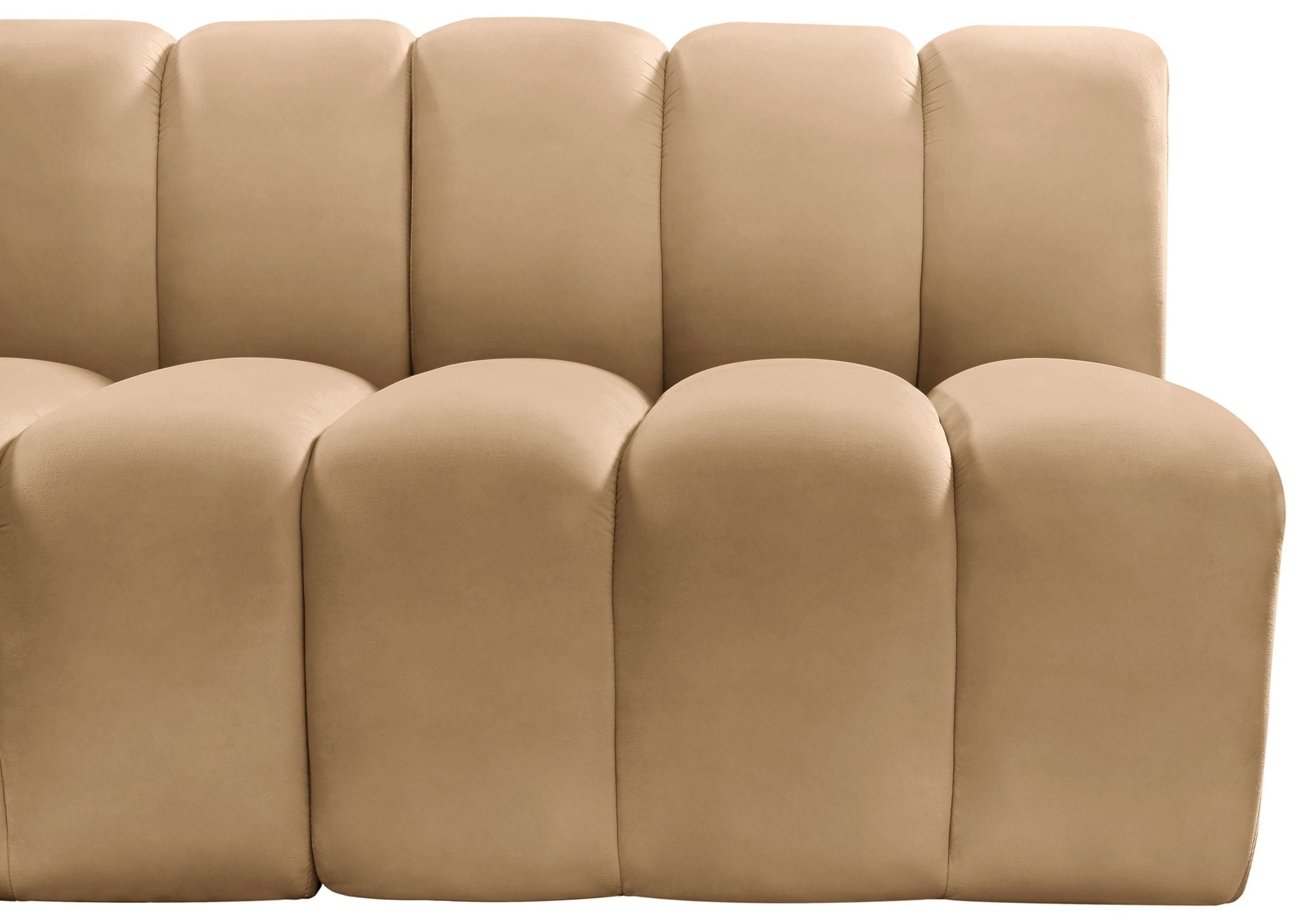 Arc - Velvet 3 Piece Modular Corner Sofa