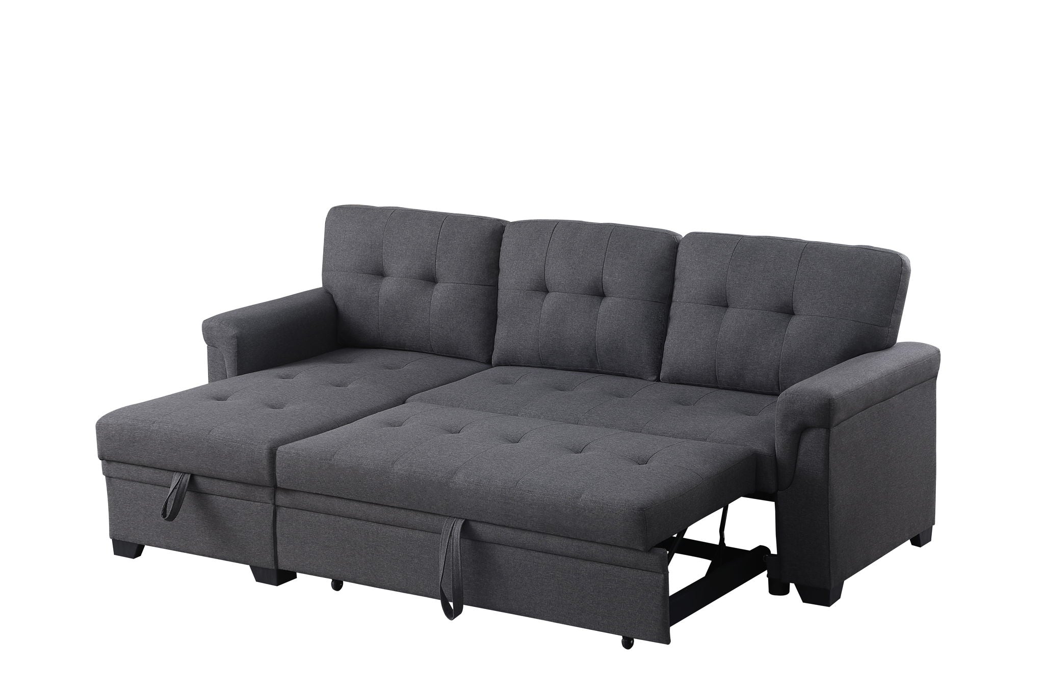 Lucca - Reversible Sleeper Sectional Sofa With Storage Chaise