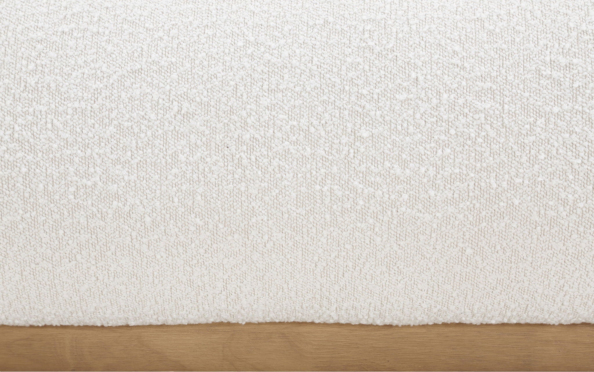 Vaughn - Boucle Bed With Natural Base
