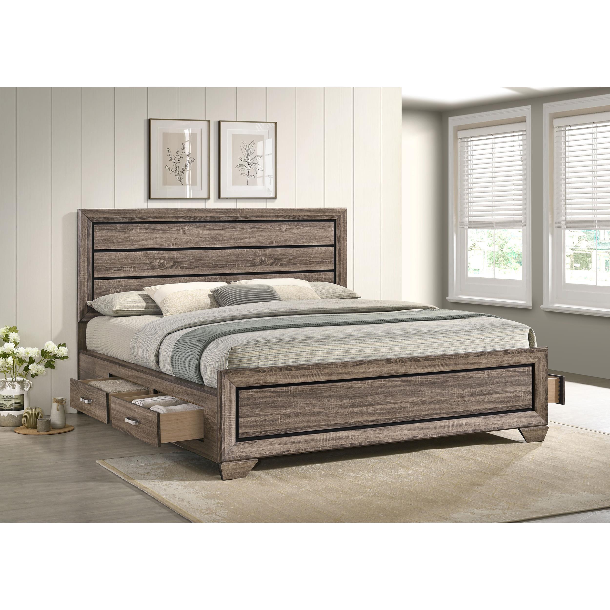 Diamond Modern Furniture COA Kauffman California King Panel Bed with Storage 204190KW IMAGE 10