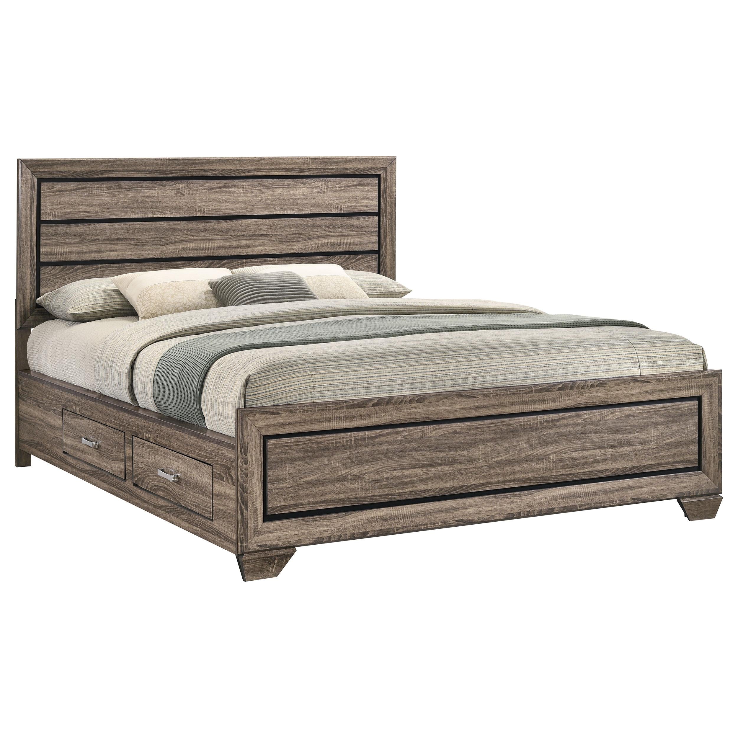 Diamond Modern Furniture COA Kauffman California King Panel Bed with Storage 204190KW IMAGE 3