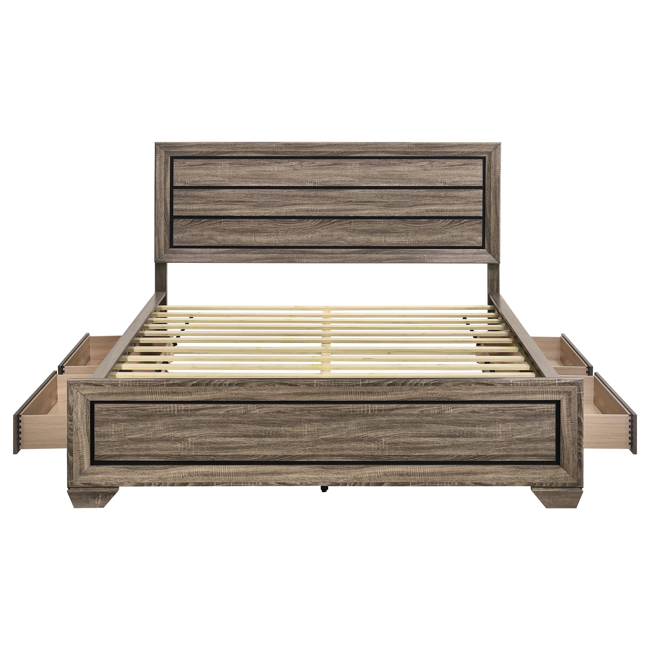 Diamond Modern Furniture COA Kauffman California King Panel Bed with Storage 204190KW IMAGE 6