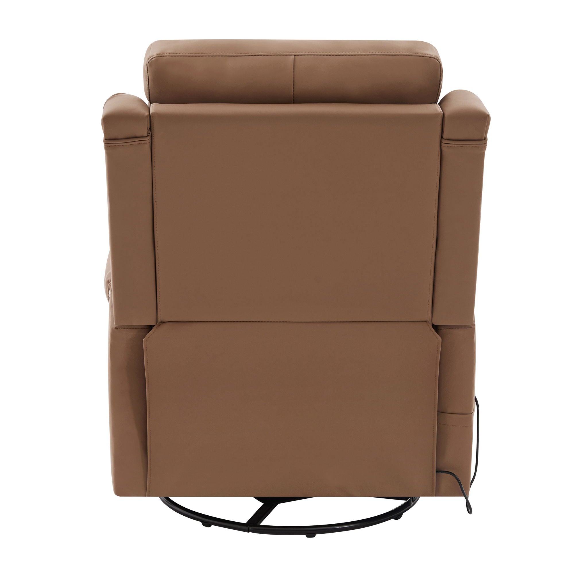 Manual Recliner Swivel Rocking Chair With 8 Point Massage And Heating