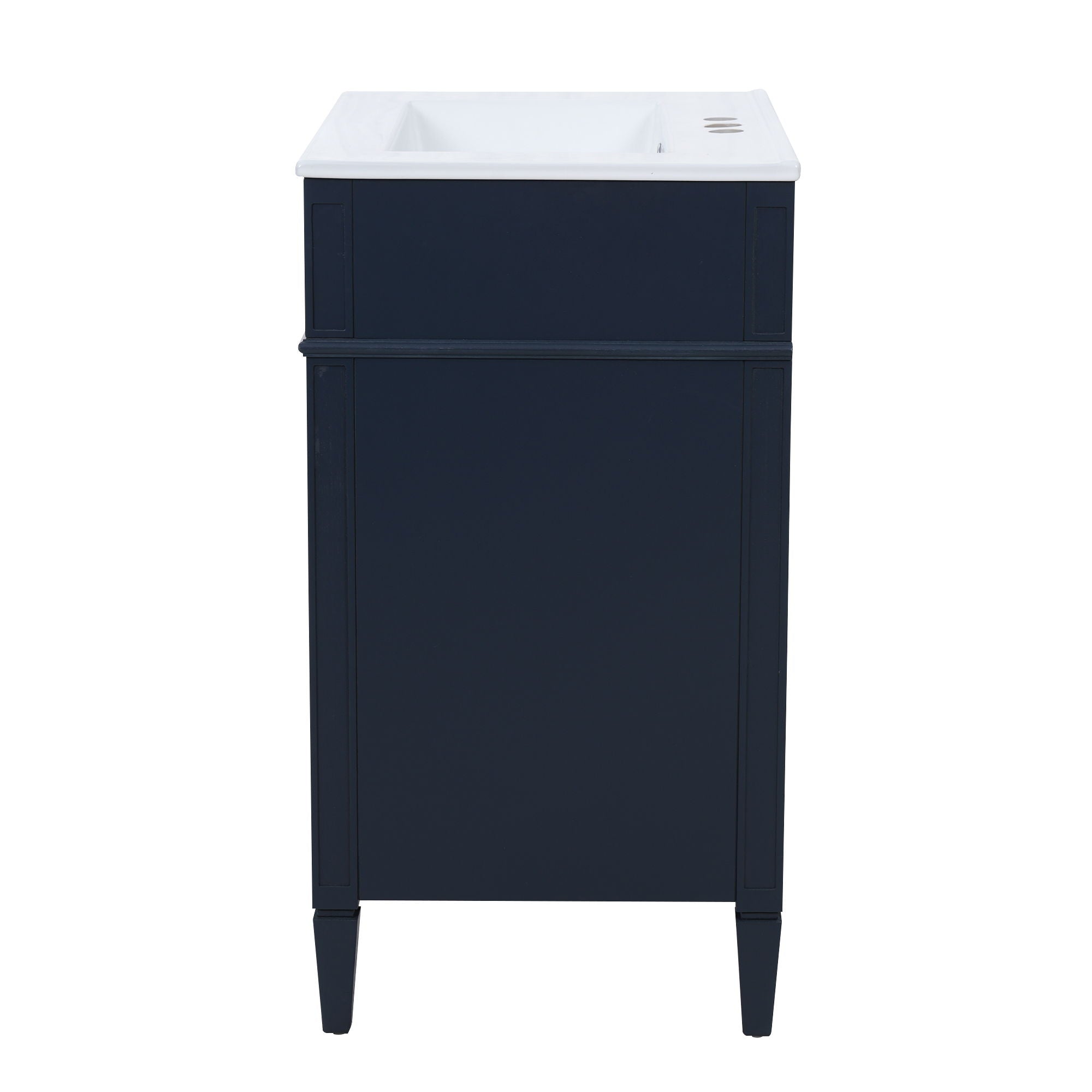Bathroom Vanity With Top Sink, Storage Cabinet With 2 Drawers And Tip-Out Drawer