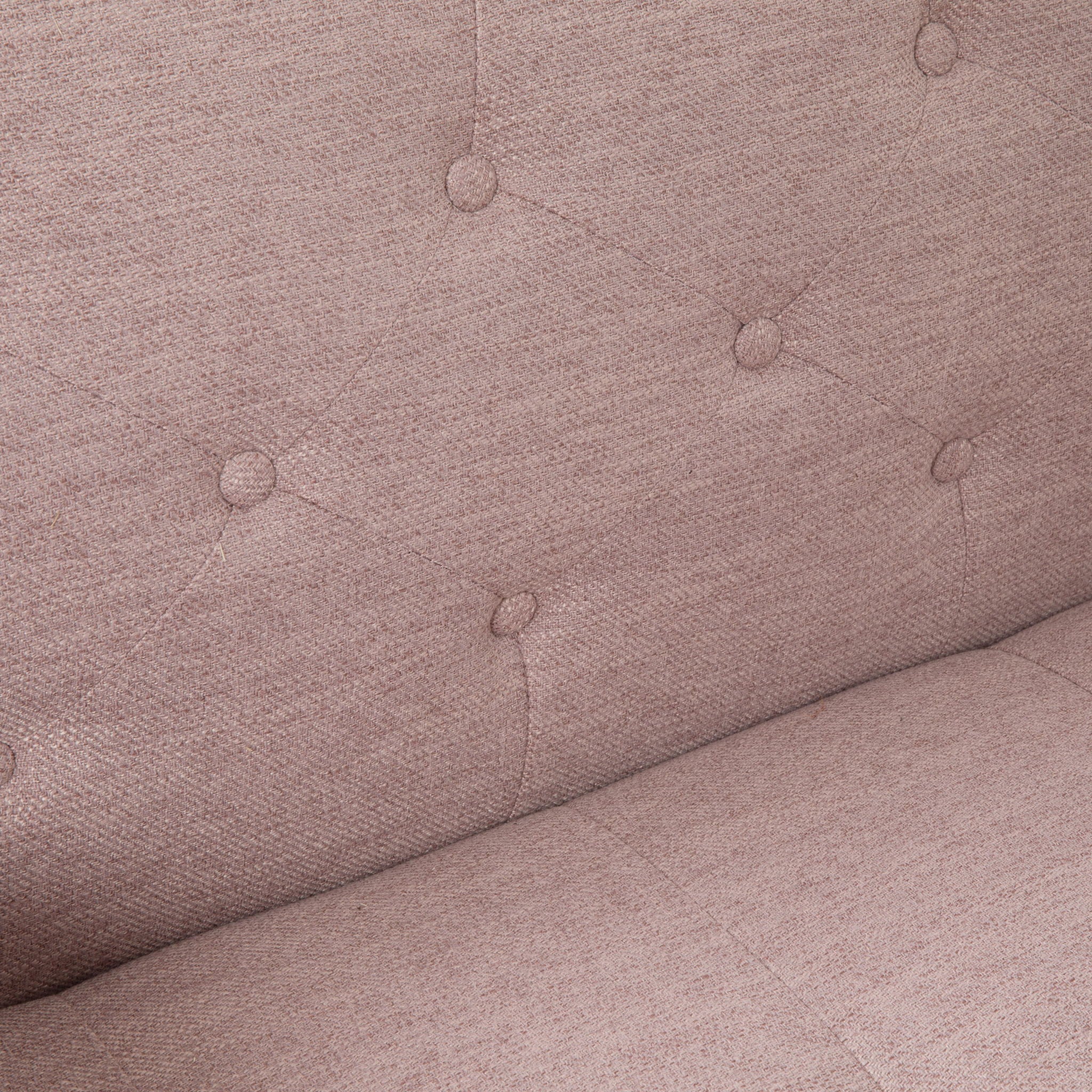 Aidan - Mid Century Modern Tufted Fabric Sofa