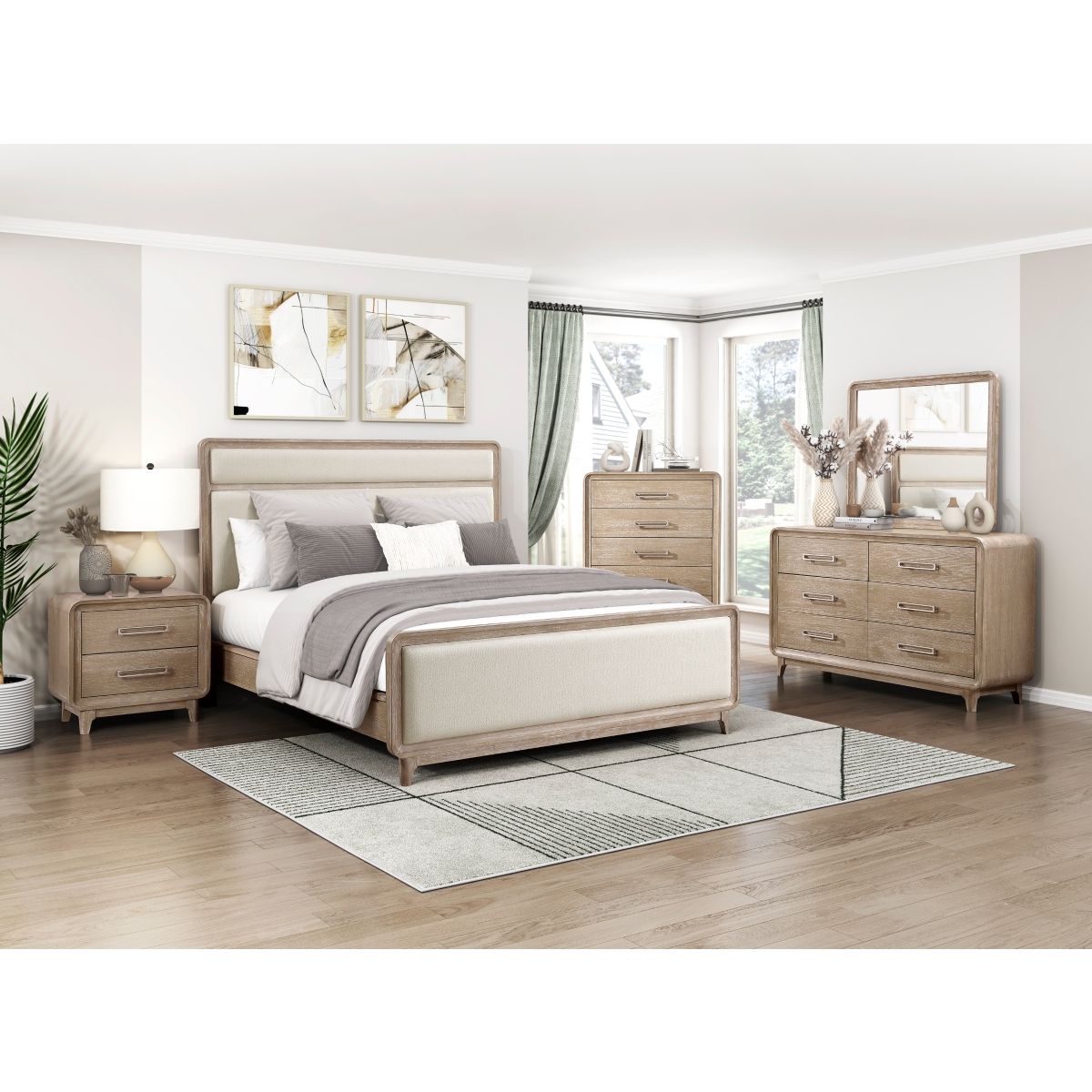 Wilshire - Mirror - Light Brown