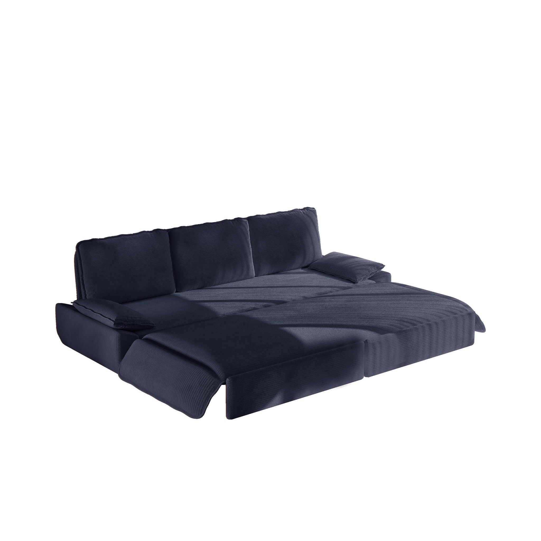 King Size Pull Out Sofa Bed, 3 In 1 Convertible Multifunctional