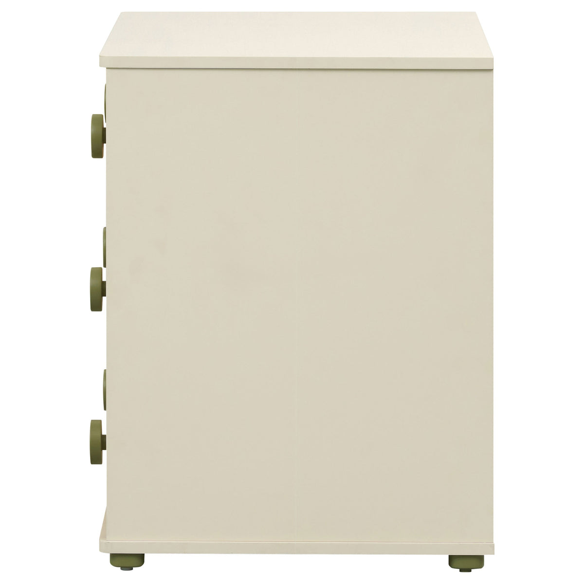 Evren 3-drawer Chest with Olive Wood Knobs Tri-Tone
