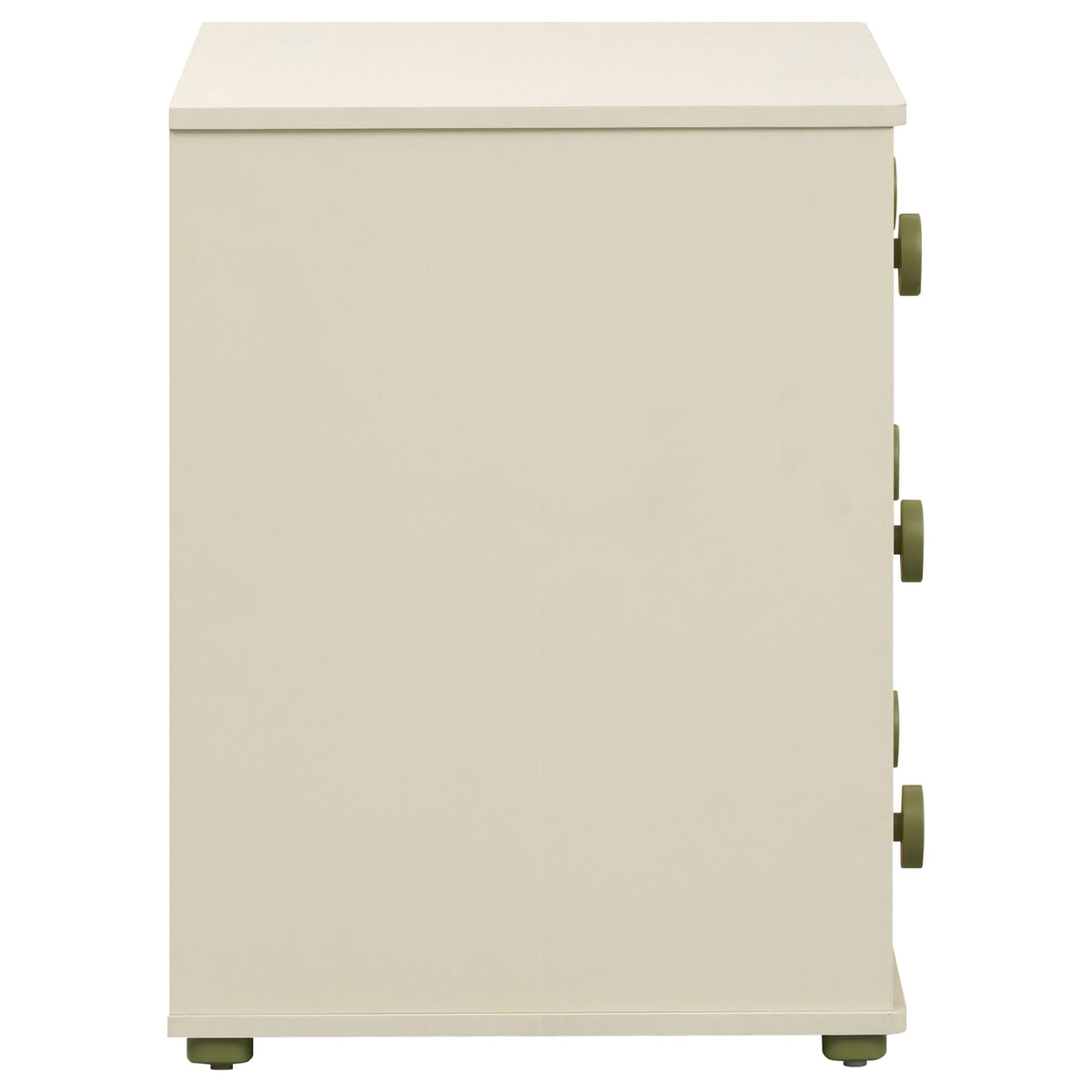 Evren 3-drawer Chest with Olive Wood Knobs Tri-Tone