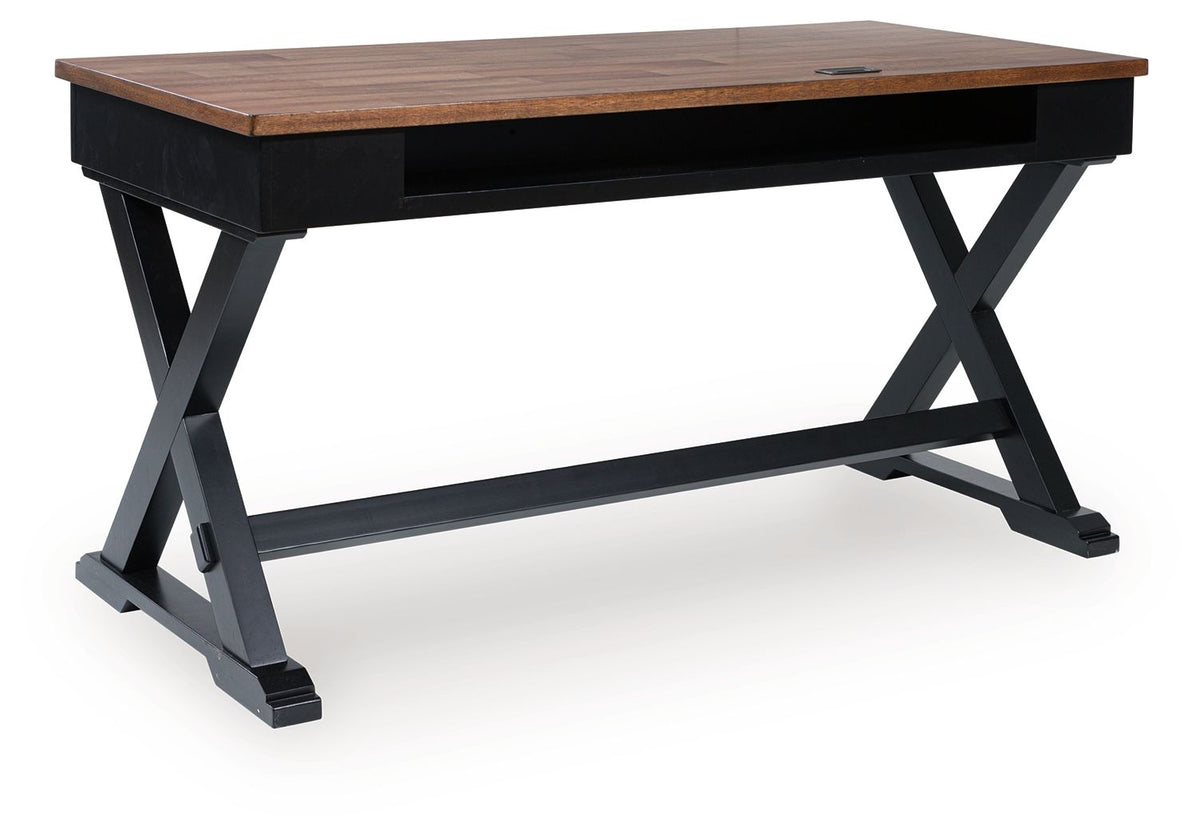 Wildenauer - Home Office Desk - Brown / Black