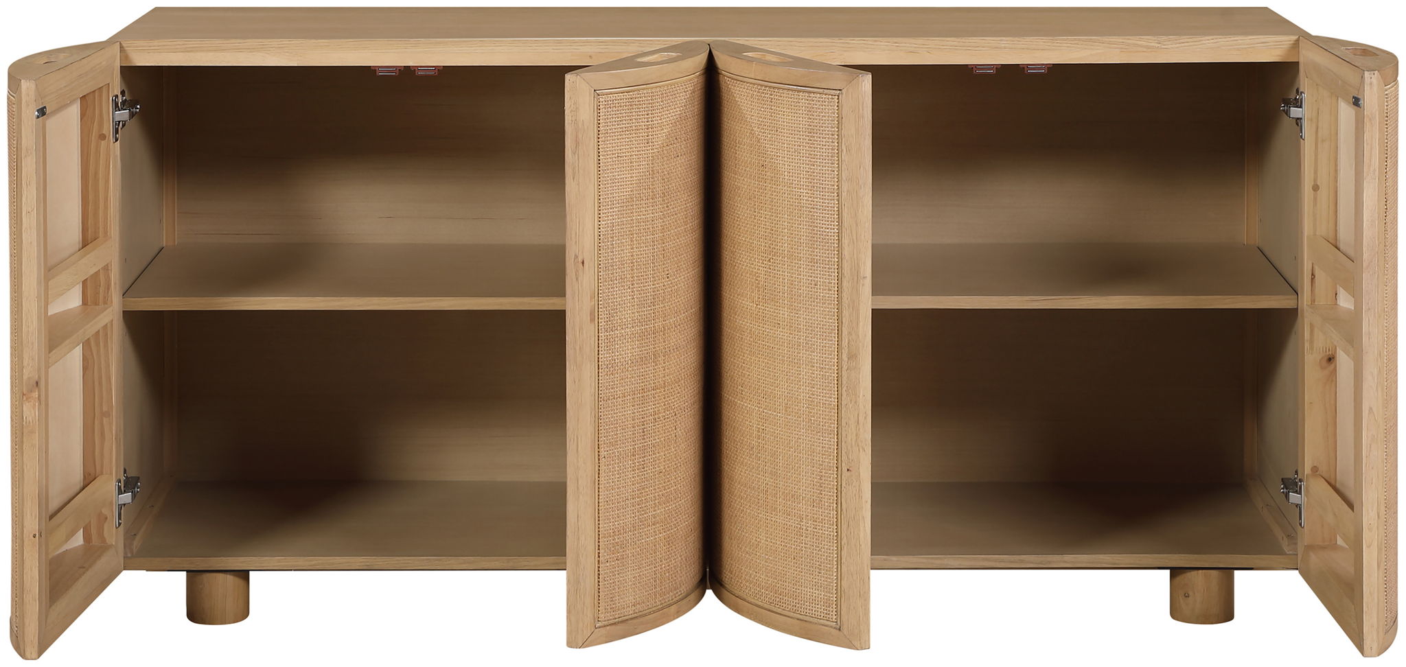 Norin - Solid Wood And Oak Veneer Sideboard/Buffet