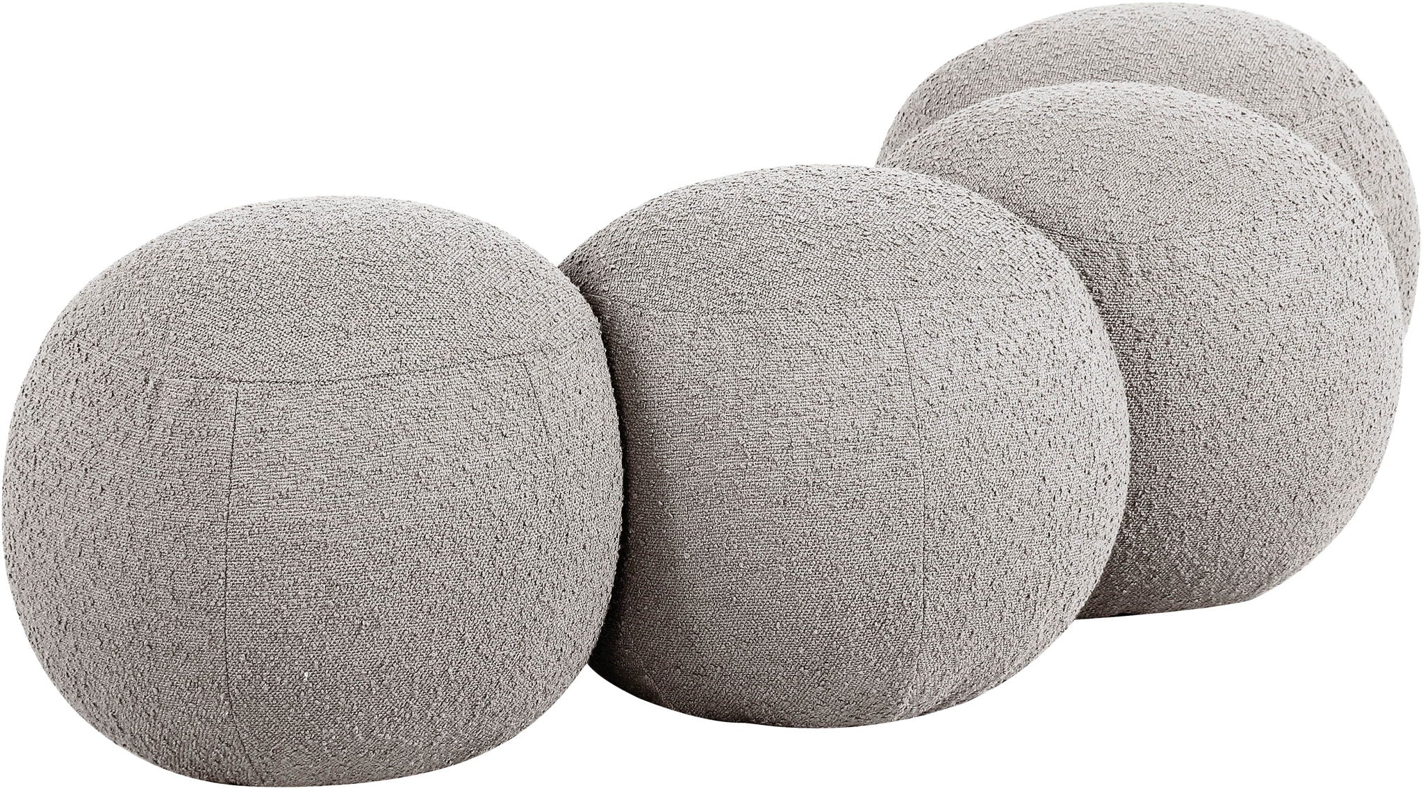 Apollo - Boucle Fabric Bench