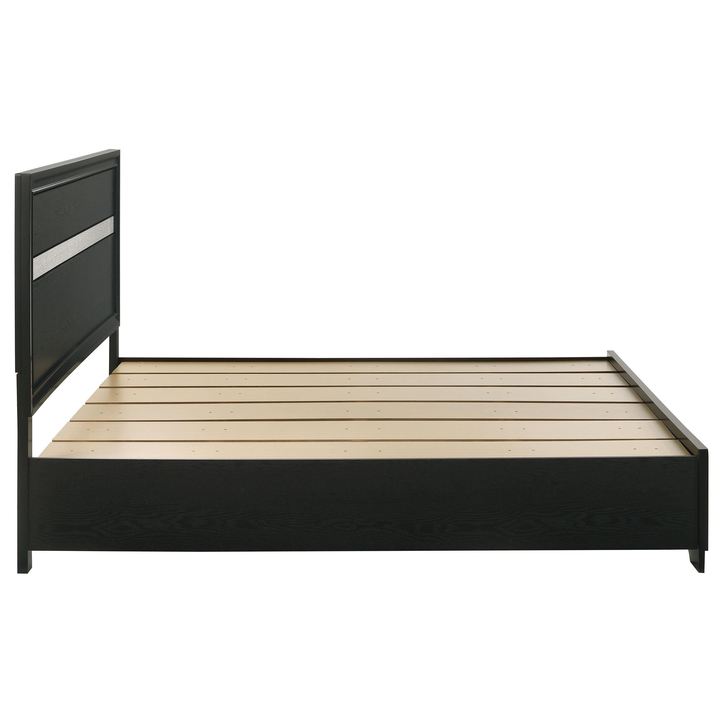 Diamond Modern Furniture COA Miranda King Panel Bed with Storage 206361KE IMAGE 5