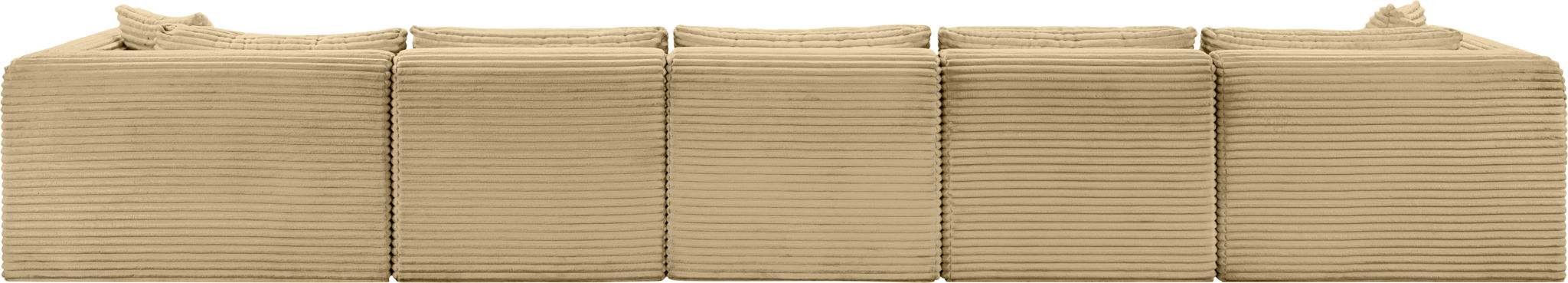 Shaggy - 6 Piece Modular Sectional With Chaise And Ottoman