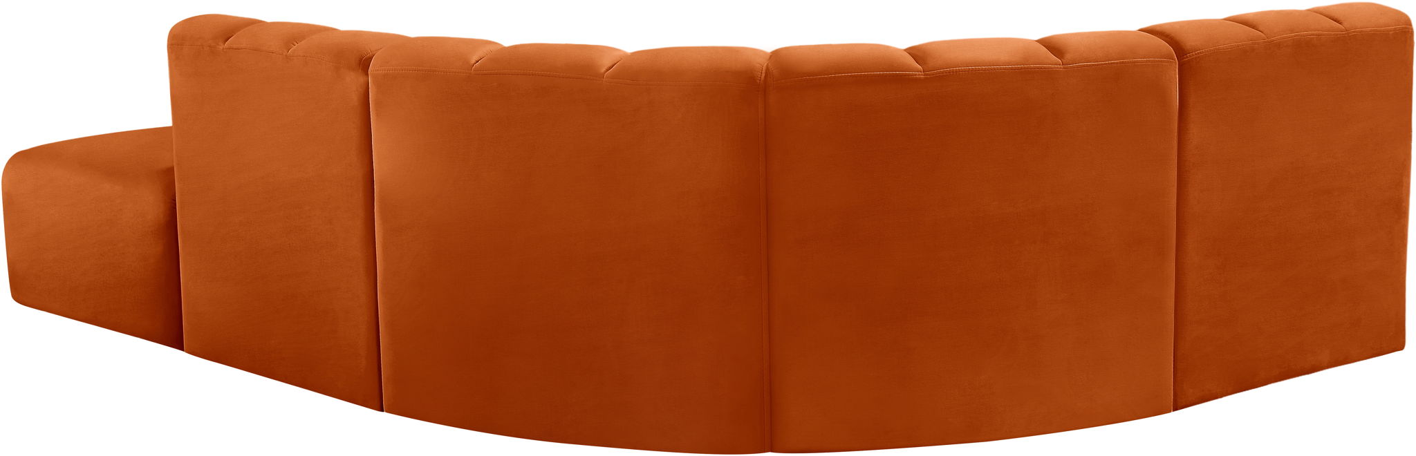 Arc - Velvet 5 Piece Corner Modular Sofa