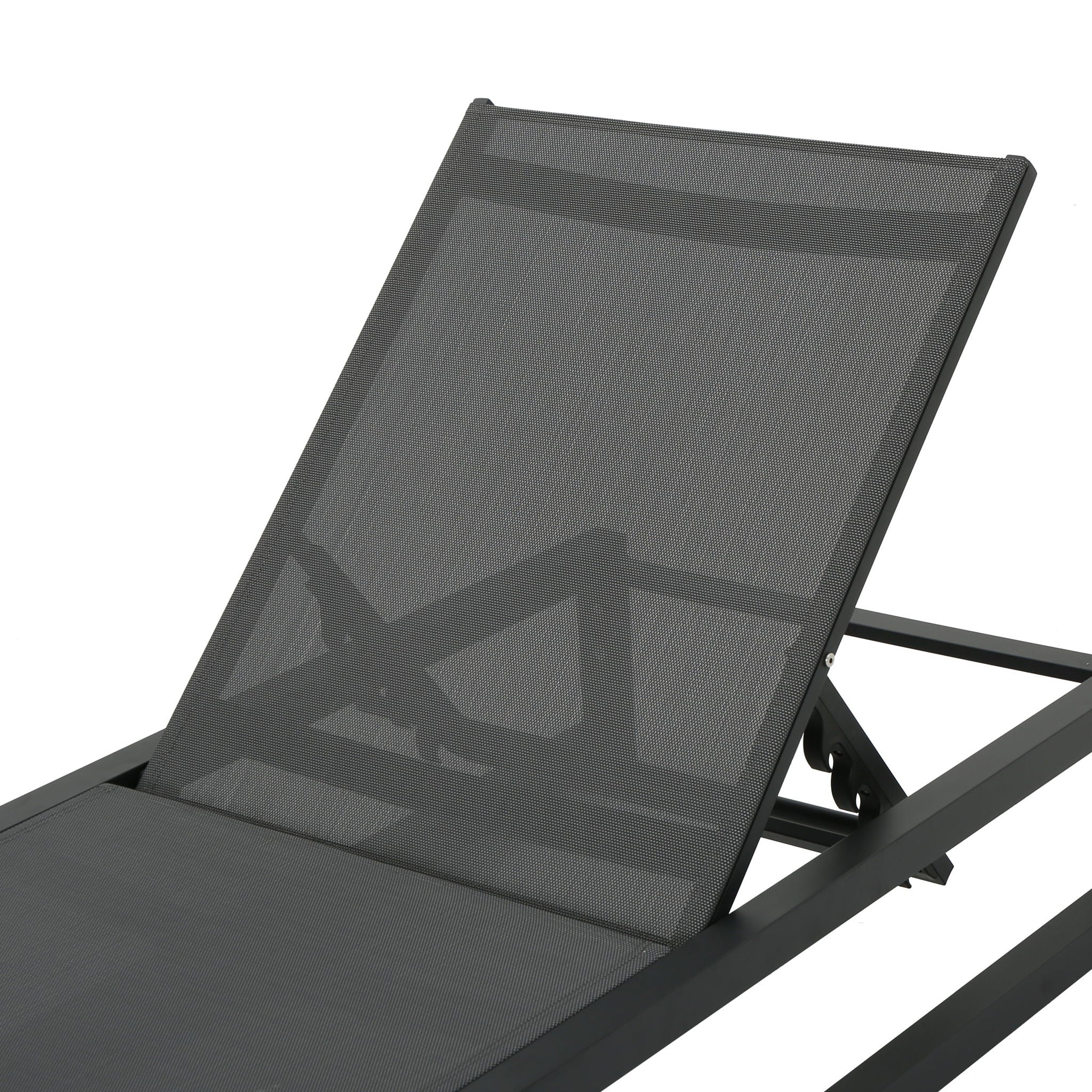 Chaise Lounge With 5 Reclining Positions, Outdoor Patio Lounge Chairs