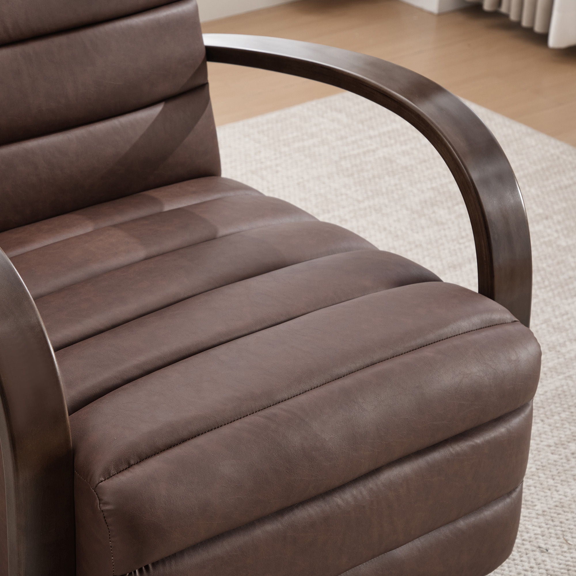 360° Swivel Accent Chair With Armrests, Comfy Lounge