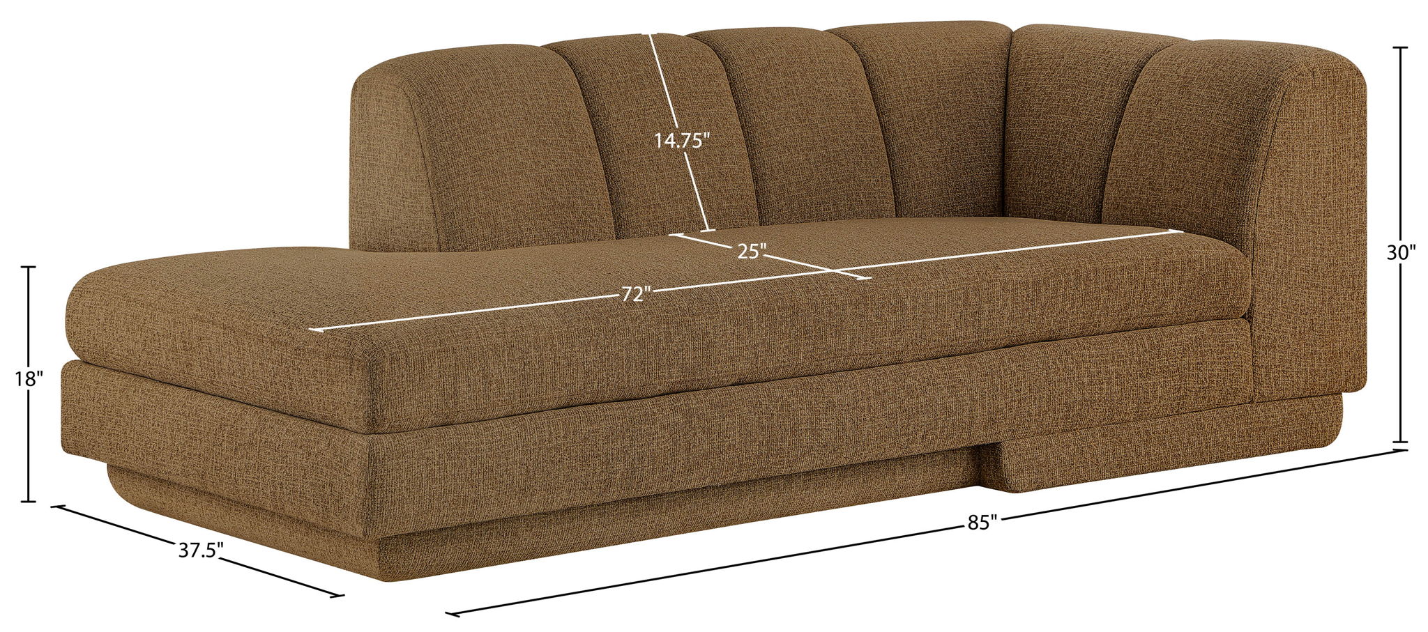 Modari - Fabric Upholstered Chaise