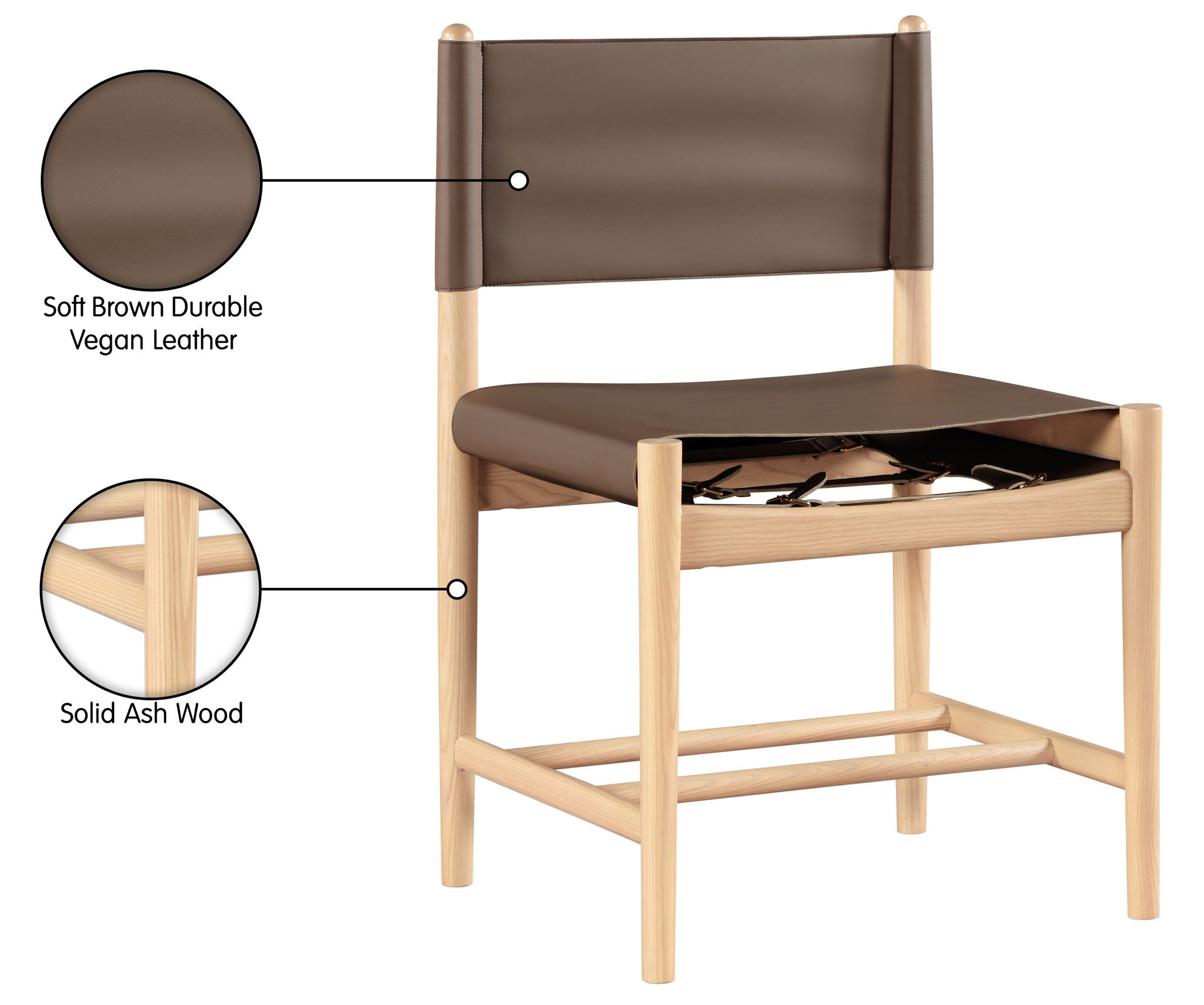 Rawlins - Dining Chair (Set of 2) - Natural Frame